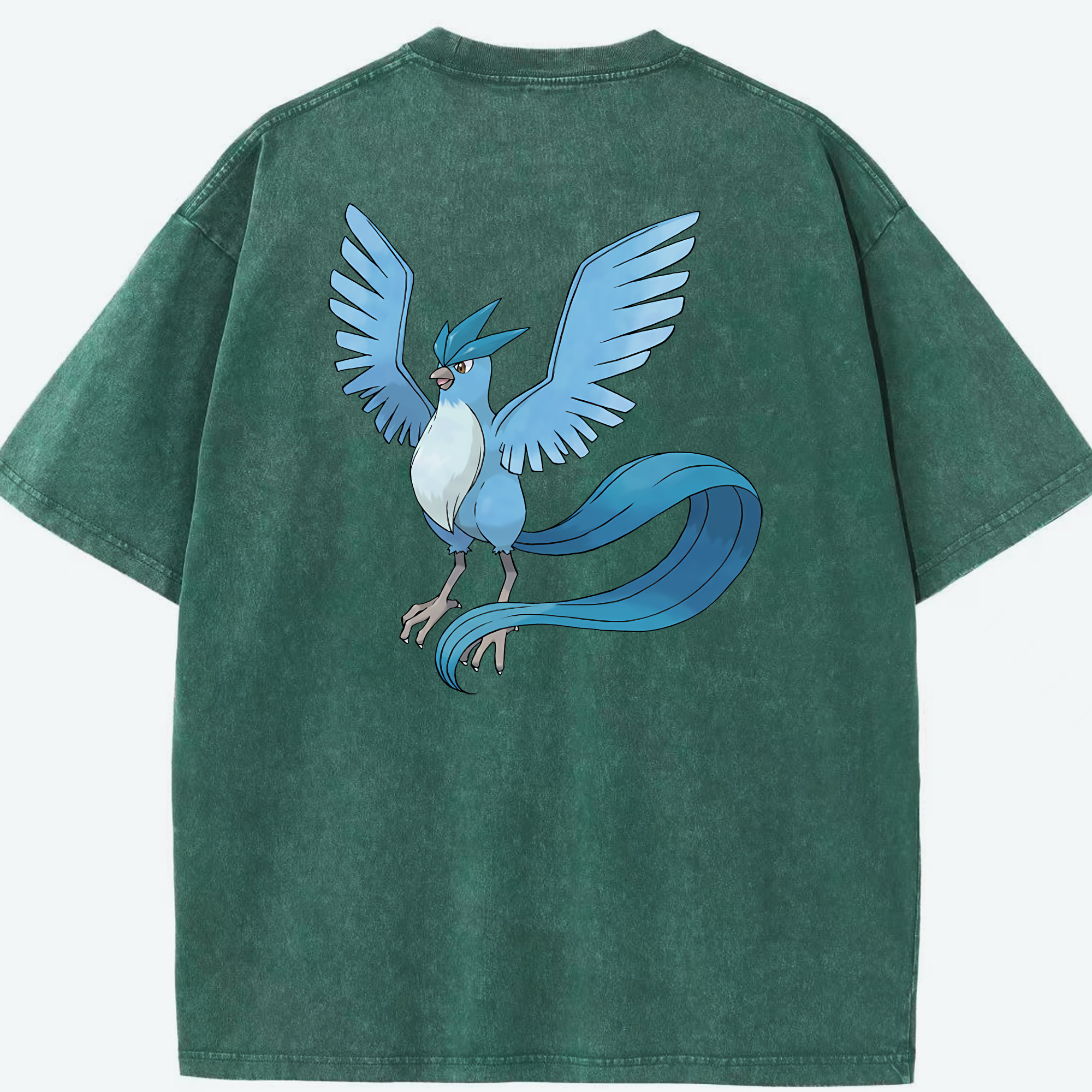（画像用） ポケットモンスター Pokémon 綿100% ヴィンテージ風 半袖Tシャツ（背面プリント）